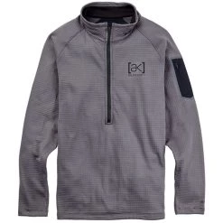 Burton AK Helium Grid Half-Zip Fleece -Burton Sales 2022 burton ak helium grid half zip fleece 3