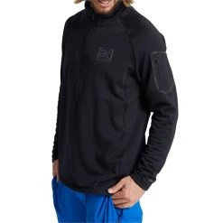 Burton AK Helium Grid Half-Zip Fleece -Burton Sales 2022 burton ak helium grid half zip fleece 4
