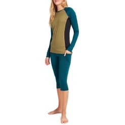 Burton Midweight X Three-Quarter Base Layer Pants - Women's -Burton Sales 2022 burton midweight x three quarter base layer pants women s 8